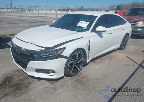 2019 Honda Accord Sport from USA, damaged, VIN 1HGCV1F38KA106877